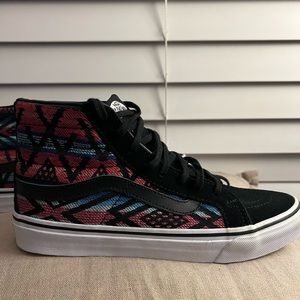 Vans multicolor high top sneakers
